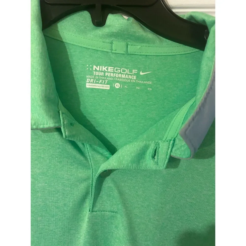 Nike Golf Tour Performance Polo Mens XL Bright Green